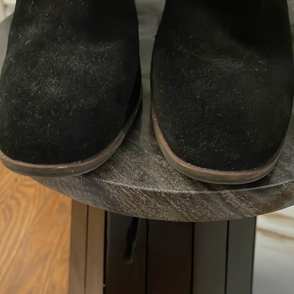 LUCKY BRAND SUEDE WOMEN BLACK BOOTIES 6.5 - Picture 8 of 9